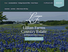 Tablet Screenshot of lillianfarms.com